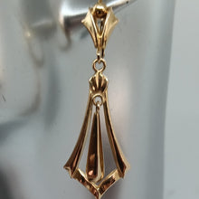 Load image into Gallery viewer, 10ct Gold Drop Earrings
