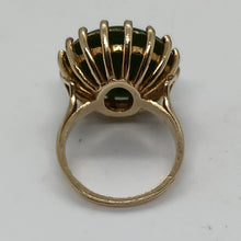 Load image into Gallery viewer, Vintage 9ct Gold Enamel Cocktail Ring
