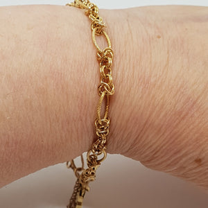 9ct Gold Fancy Link Bracelet