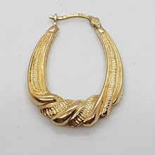 Load image into Gallery viewer, 9ct Gold Hoop Earrings
