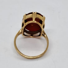 Load image into Gallery viewer, Vintage 9ct Gold Carnelian Intaglio Ring
