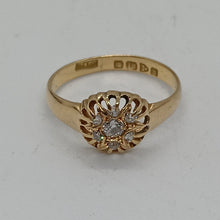 Load image into Gallery viewer, Antique 18ct Gold Diamond Ring
