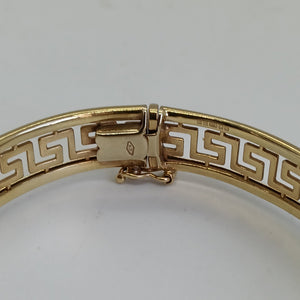 9ct Gold Greek Key Pattern Bracelet