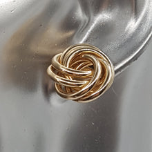 Load image into Gallery viewer, 9ct Gold Large Knot Eattings
