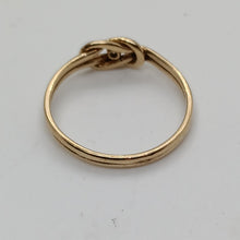 Load image into Gallery viewer, Vintage 9ct Gold Knot Diamond Ring
