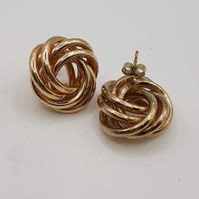 Load image into Gallery viewer, 9ct Gold Large Knot Eattings
