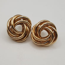 Load image into Gallery viewer, 9ct Gold Large Knot Eattings
