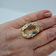 Load image into Gallery viewer, Vintage 9ct Gold Citrine Cocktail Ring
