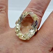 Load image into Gallery viewer, Vintage 9ct Gold Citrine Cocktail Ring
