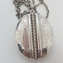 Load image into Gallery viewer, Vintage Sterling Silver Locket Pendant
