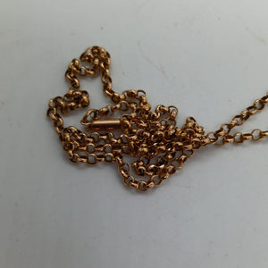 Vintage 9ct Gold Locket and Chain Pendant