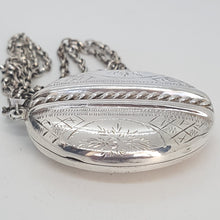 Load image into Gallery viewer, Vintage Sterling Silver Locket Pendant
