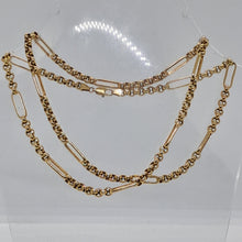 Load image into Gallery viewer, 9ct Gold Fancy Link Chain Necklace
