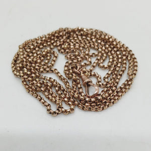 Antique 9ct Gold Longuard Chain Necklace