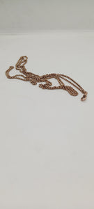 Antique 9ct Gold Longuard Chain Necklace