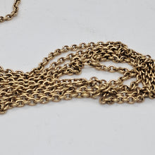 Load image into Gallery viewer, Antique 9ct Gold Longuard Chain Necklace
