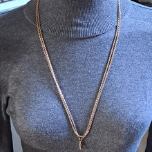 Load image into Gallery viewer, Antique 9ct Gold Longuard Chain Necklace
