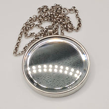 Load image into Gallery viewer, Vintage Sterling Silver Dragon and Mirror Pendant
