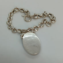 Load image into Gallery viewer, Vintage Sterling Silver Rainbow Moonstone Pendant
