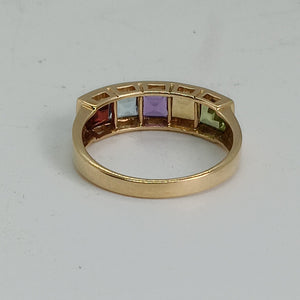 9ct Gold Multi Stone Ring