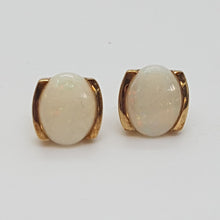 Load image into Gallery viewer, 9ct Gold Opal Stud Earrings
