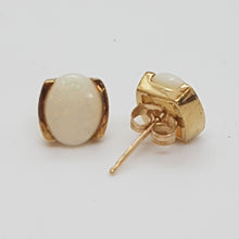 Load image into Gallery viewer, 9ct Gold Opal Stud Earrings
