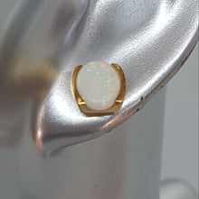 Load image into Gallery viewer, 9ct Gold Opal Stud Earrings
