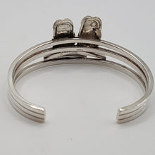 Load image into Gallery viewer, Vintage Sterling Silver Owl Cuff Bracelet
