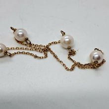 Load image into Gallery viewer, 9ct Gold Cultured Pearl Necklace
