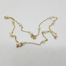 Load image into Gallery viewer, 9ct Gold Cultured Pearl Necklace.
