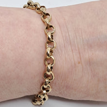 Load image into Gallery viewer, Vintage 9ct Gold Rollerball Bracelet
