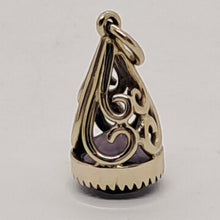 Load image into Gallery viewer, Vintage 9ct Gold Amethyst Fob
