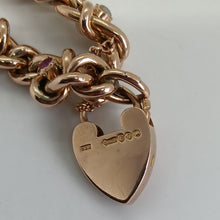 Load image into Gallery viewer, Antique 9ct Gold Ruby and Pearl Bracelet
