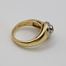 Load image into Gallery viewer, 18ct Gold Sapphire and Diamond Ring
