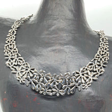 Load image into Gallery viewer, Large Sterling Silver Collar Necklace
