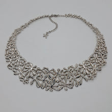 Load image into Gallery viewer, Large Sterling Silver Collar Necklace
