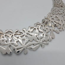 Load image into Gallery viewer, Large Sterling Silver Collar Necklace

