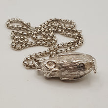 Load image into Gallery viewer, Sterling Silver Owl Pendant
