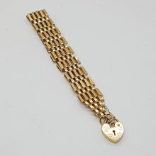 Load image into Gallery viewer, 9ct Gold Gate Bracelet
