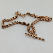 Load image into Gallery viewer, Antique 9ct Rose Gold Fancy Link Necklace
