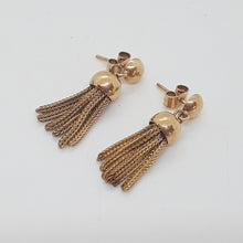 Load image into Gallery viewer, Vintage 9ct Gold Tassel Earrings
