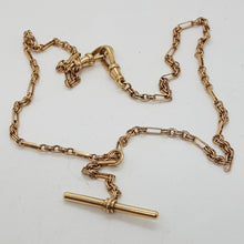 Load image into Gallery viewer, Vintage 9ct Gold T-Bar Necklace Pendant
