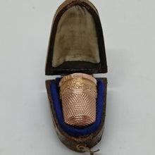 Load image into Gallery viewer, Vintage 9ct Gold Thimble
