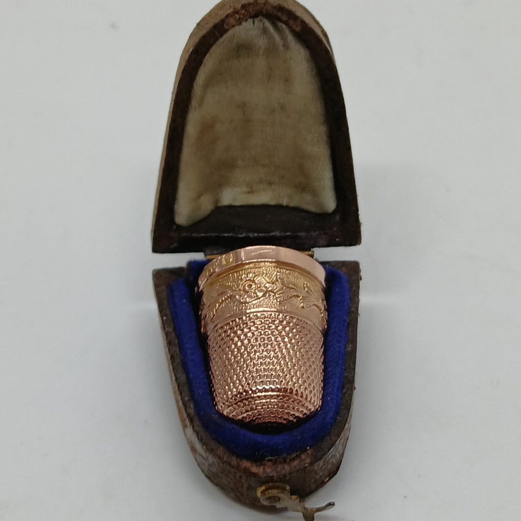 Vintage 9ct Gold Thimble