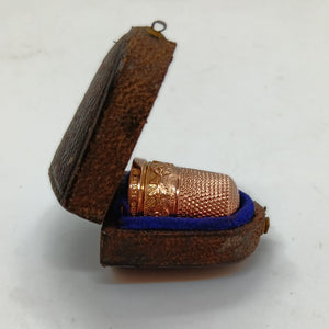 Vintage 9ct Gold Thimble