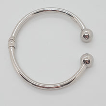 Load image into Gallery viewer, Sterling Silver Torc Bracelet
