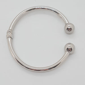 Sterling Silver Torc Bracelet