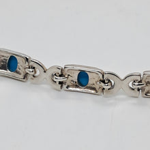Load image into Gallery viewer, Sterling Silver Marcasite and Turquoise Bracelet
