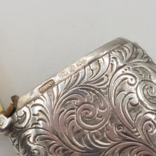 Load image into Gallery viewer, Antique Sterling Silver Sovereign Case and Vesta Case Pendant
