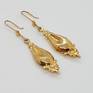 9ct Gold Victorian Style Drop Earrings